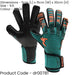 Size 9.5 Professional ADULT Goal Keeping Gloves ELITE 2.0 Green & Orange Keeper