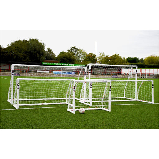 3m x 2m Match Approved Football Goal Post Spare Net - All Weather Outdoor Rated