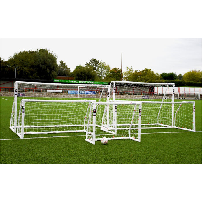 3m x 2m Match Approved Football Goal Post Spare Net - All Weather Outdoor Rated