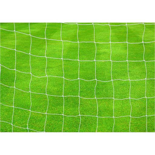 PAIR - 2.5mm Knotted Football Goal Net - 16 x 7 Feet 9 A Side U12 Outdoor Rated