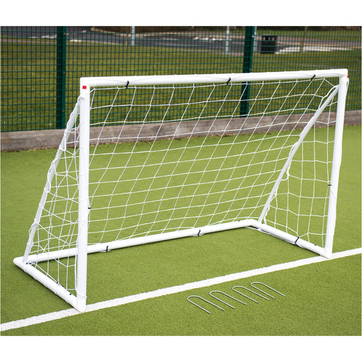 Junior / Kids Garden Football Nets Goal & Anchors Set - 8 x 6 Feet - All Weather