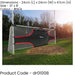 Football Shot Target Training Net - GAA 21 x 8 Feet Goals - Striking Set Piece