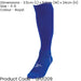 JUNIOR SIZE 3-6 Pro Football Socks - ROYAL BLUE - Ventilated Toe Protection
