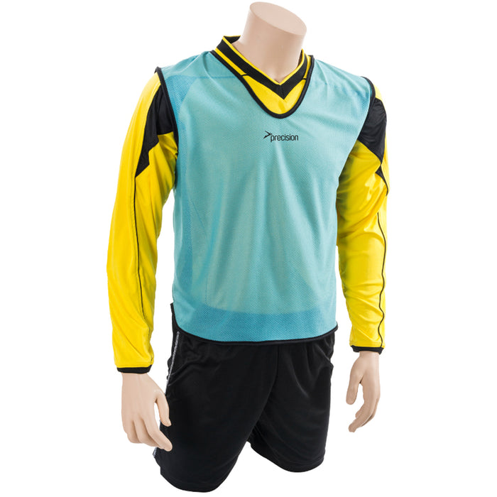 50 Inch Adult Lightweight Sports Training Bib - SKY BLUE Plain Football Vest