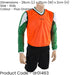 4-9 Years Kids Lightweight Sports Training Bib - ORANGE - Plain Football Vest