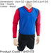 10-14 Years Youth Lightweight Sports Training Bib ROYAL BLUE Plain Football Vest