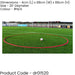 20ft Tiki Taka/Rondo Ring - Football Pass & Possesion Training Hoop - Mini Games