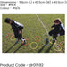 12 PACK Agility Hoop Rings - Football Rugby Speed & Footwork Training Drill