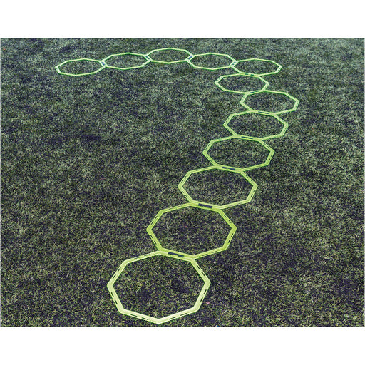12 PACK Octa-Hoop Agility Rings - Football Rugby Speed & Footwork Training Drill