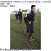 4m Flat Agility Speed Ladder Kit - Football Rugby Footwork Training Drill
