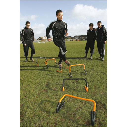 6 PACK Height Adjustable Training Hurdles Set - 6 or 12 Inch Footwork Training