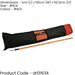 Football Boundary Poles Carry Bag - Holds 30 Poles - Reinforced Training Storage