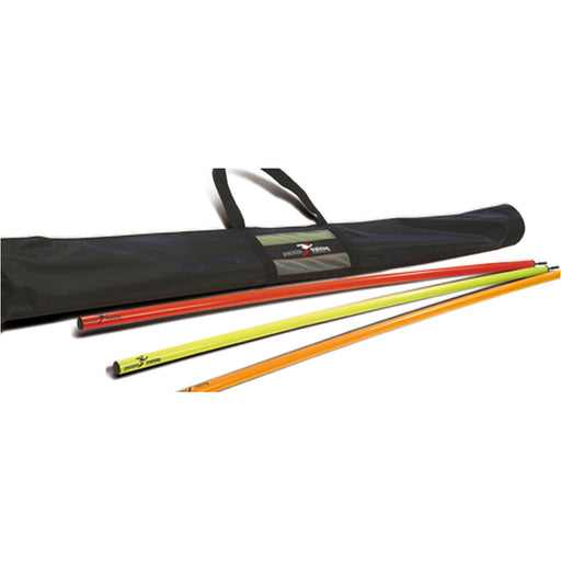 Football Boundary Poles Carry Bag - Holds 12 Poles - Reinforced Training Storage
