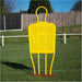 3 PACK JUNIOR 5ft Football Mannequin Set & Bag - Spiked Grass Dummy Defenders