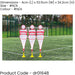 3 PACK Pop-Up Football Mannequin Set - NO POLE OR BASE - Fold Away Defender