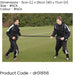 2 Person Evasion Belt Set - Football Footwork Marking Defending Kit Hook & Loop
