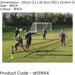 30ft Football Tennis Training Net Set Garden Pitch Mini Game Skill Touch Control