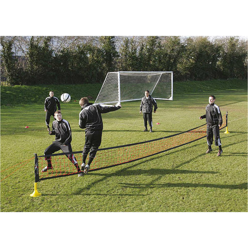 30ft Football Tennis Training Net Set Garden Pitch Mini Game Skill Touch Control