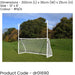 12 x 6 Feet GAA Match Approved Goal Posts & Net - All Weather Outdoor Rated