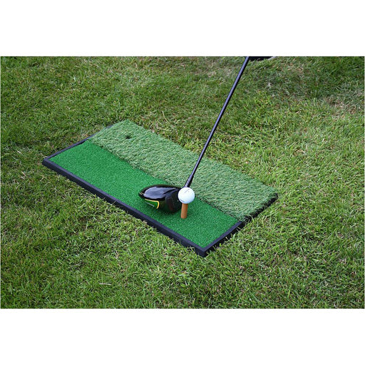 2 in 1 Tee Off Golf Matt - Mini Home Driving Range Pad - Protect Grass Practice