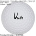 Cast PVC Dimple Hockey Ball - WHITE - Outdoor All Surface School Playground