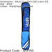 Hockey Stick & Kit Carry Bag - AQUA/BLUE - Holds 2/3 Sticks Adjustable Strap