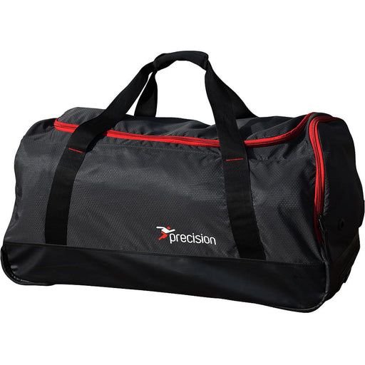75x35x40cm Large Trolley Holdall Bag - GREY/RED 105L Rip Stop Sports Luggage