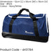 75x35x40cm Large Trolley Holdall Bag - NAVY/WHITE 105L Rip Stop Sports Luggage
