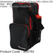 48x30x20cm Sports Shoe/Boot Bag - GREY/RED - Football Rugby Rip Stop Gym Carry