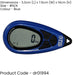 PRO 077 3D Pedometer - BLUE Step Counter - Distance Calories Exercise Tracker
