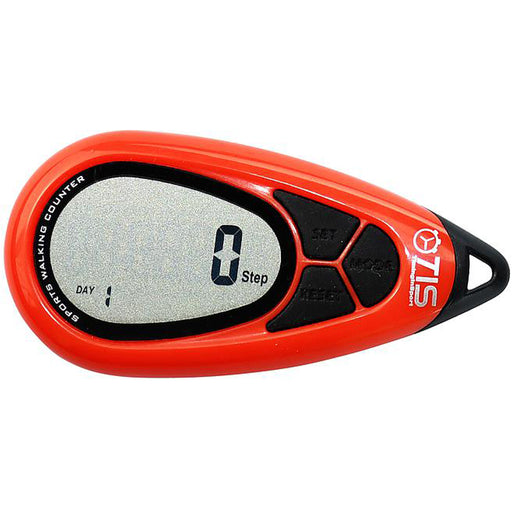 PRO 077 3D Pedometer - RED Step Counter - Distance Calories Exercise Tracker