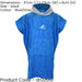 ADULT Microfiber Swim Poncho Towel Robe - Blue/Grey - Beach Swimming Top