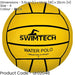 Size 4 Official Premium Rubber Water Polo Ball - Rough Wet Grip Yellow Pool Ball