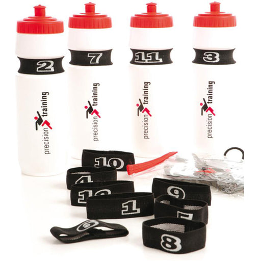 1-17 Elastic Sports Water Bottle Numbers Set - Fits Most Standard Water Bottles