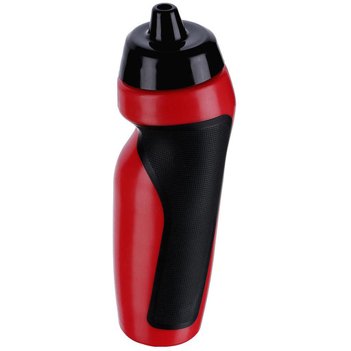 600ml Sports Top Water Bottle - RED - Gym Training Bicycle Screw Lid