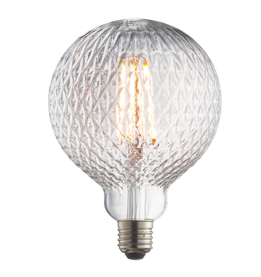 LED Filament Lamp Bulb Clear Glass 4W LED E27 Warm White Facet Bulb Loops