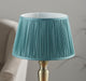 Table Lamp Antique Brass & Fir Silk 60W E27 GLS Base & Shade e10531 Loops