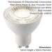 Cool White 6W SMD GU10 LED Light Bulb 250 Lumens Dimmable Indoor & Outdoor Lamp