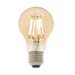 LED Filament Lamp Bulb Dimmable 6W E27 GLS LED Amber Tinted Glass Warm White