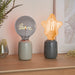 Decorative E27 LED Filament Bulb - LOVE Upwards Facing Lamp - Smoke Tinted Glass