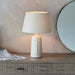 Indoor Table Lamp Light Base Only - Matt White Ceramic Base - Mr His & Hers