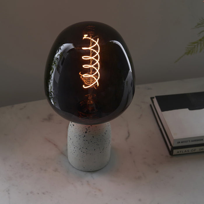 4W E27 Filament Lamp - Decorative Smoked Tinted Glass Light Bulb - Warm White