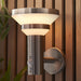 Modern Solar Powered Wall Light with PIR & Photocell Automatic Outdoor Lighting