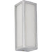 Bathroom Wall Light Fitting - Chrome Plate & Frosted Glass Shade  - Single Lamp