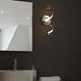 Bathroom Wall Light Fitting - Chrome Plate & White Diffuser - Warm White LED