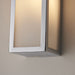 Bathroom Wall Light Fitting - Chrome Plate & Frosted Glass Shade  - Twin Lamp