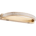 Satin Gold Wall Light Fitting - Warm White LED Tape Module - Reflective Diffuser