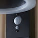 500mm Outdoor Bollard Post Light - PIR Sensor - Textured Black & White Diffuser