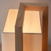 Ashwood Framed Table Lamp & Vintage Ivory Fabric Shade - Wooden Side Desk Light