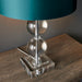 Crystal Glass Sphere Table Lamp Light Base - Chrome Plated Metalwork - BASE ONLY